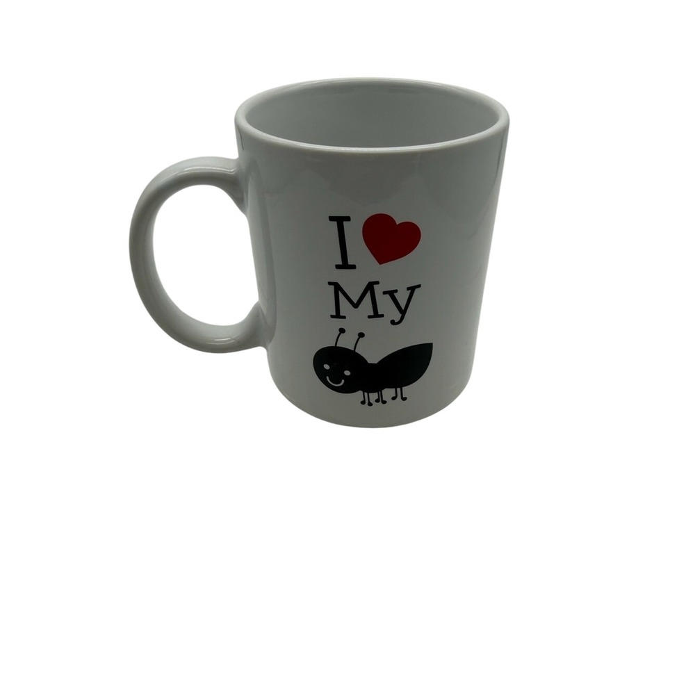 White I ❤️ My [Ant] Aunt Coffee Tea Mug